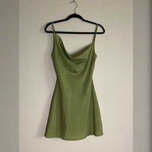 Sage Green Charlie Holiday Slip Dress